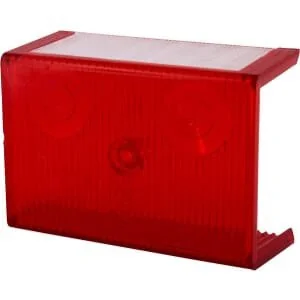 Promot - 1400680405 - Light Lens, Red/Transparent, Rectangular 100x73mm Rear/LH/RH