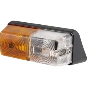 Promot - 1400691200 - Direction And Position Light LH, Front, Rectangular, White/Amber, Bolt On