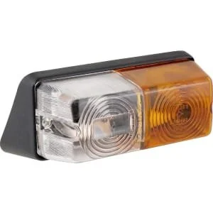 Promot - 1400691210 - Direction And Position Light RH Halogen, Front, Rectangular, White/Amber, Bolt On