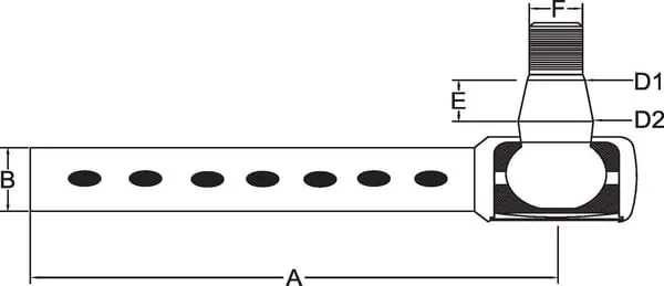 Raico - 042242343N - Steering Rod CPT