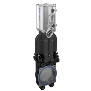 Riv - RIV122100 - Knife Gate Valve Gladio Pneumatic With Sensors