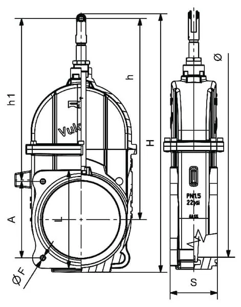 Riv - RIV90200 - Gate Valve VULCANO