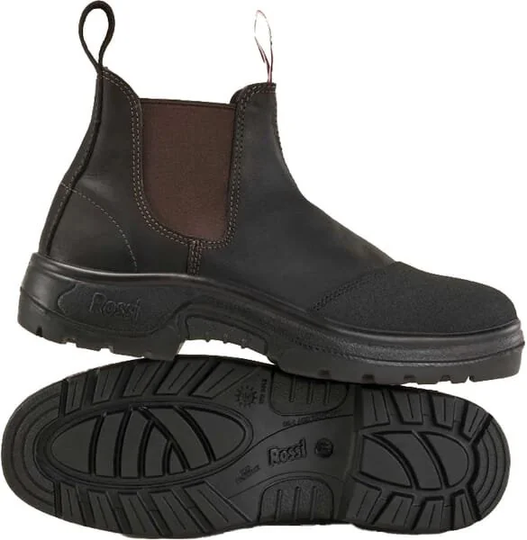 Rossi Boots - ROS79513 - Dealer Boots, Safety, Size 48, Dark Brown, 795 Hercules, Rossi