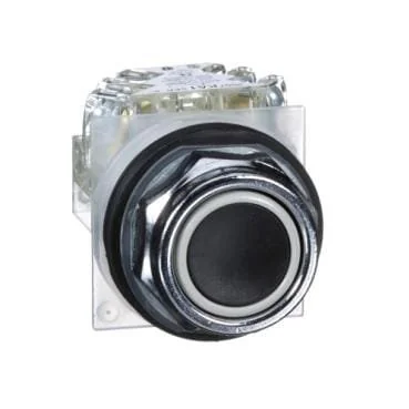 Schneider Electric - 9001KR1BH13 - Push Button NO+NC, Black, 30mm