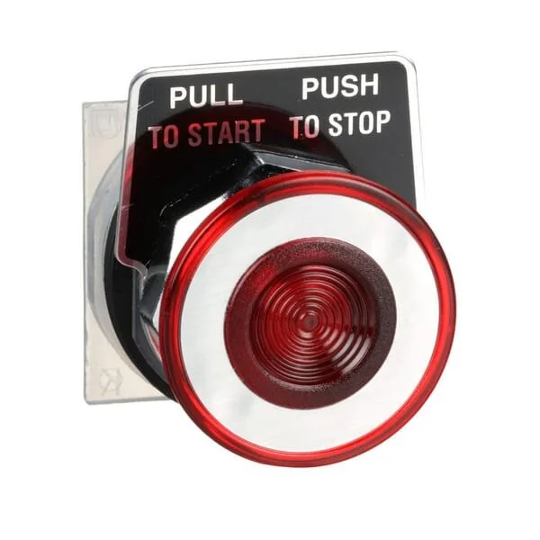 Schneider Electric - 9001KR9R - Push Button, Red, 30mm