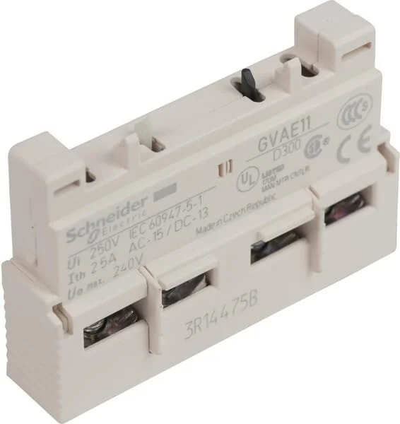Schneider Electric - GVAE1 - Auxiliary Contact Module 1NO/1NC