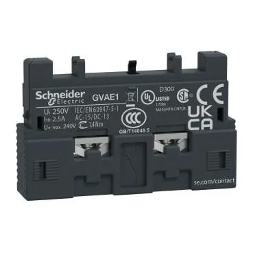 Schneider Electric - GVAE1 - Auxiliary Contact Module 1NO/1NC