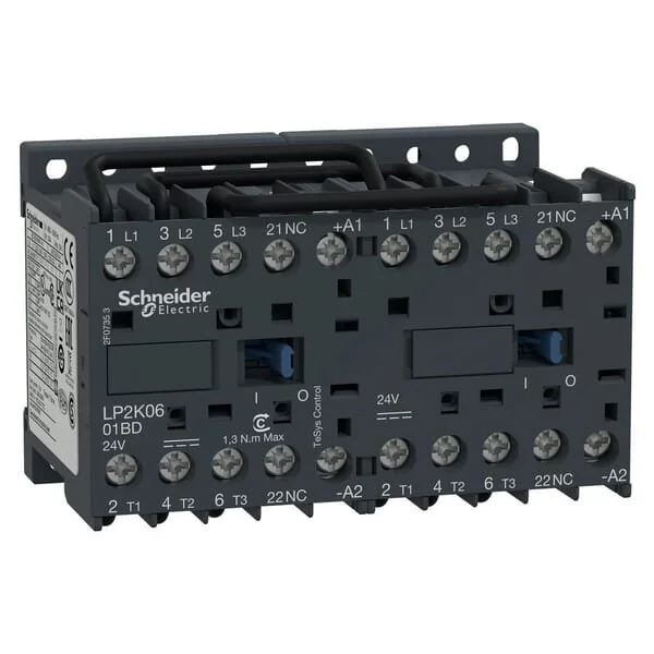 Schneider Electric - LP2K0601BD - Reversing Contactor 6A 2.2kW