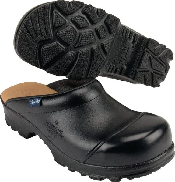 Sika - 895B46 - Safety Clogs Black Class SB Size 11 Flex LBS 895