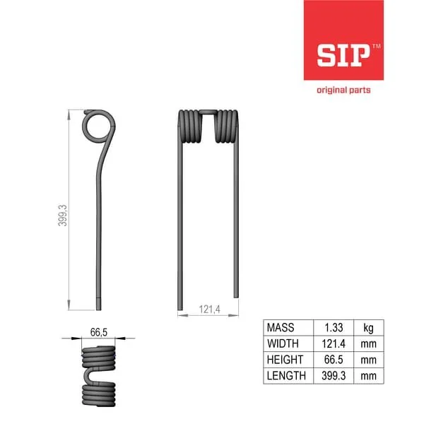 SIP SI - 154796000B - Spring Tine