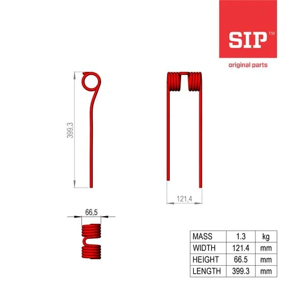 SIP SI - 155170101A - Spring Tine