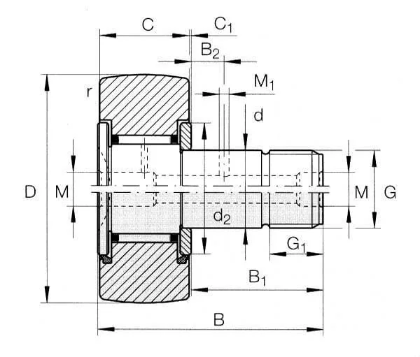 SKF - KRV32PPA - Stud Type Track Roller