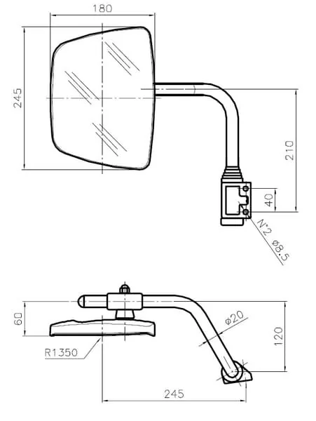 Smat Nord - 6172001 - Mirror Complete