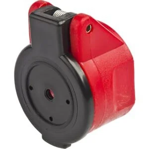 Stauff - B328SZ106RT003C1 - Socket Lid ISO12.5 With A Slot- Red-And-Black, SZ106RT003C1