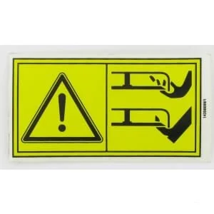 Stiga - 1143566991 - Sticker "Keep Hands Away"