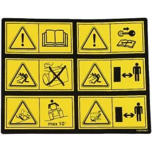 Stiga - 1143574281 - Warning Sticker