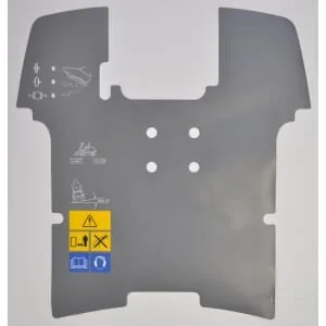 Stiga - 1143691803 - Safety Floor Label 17/18 Villa ME