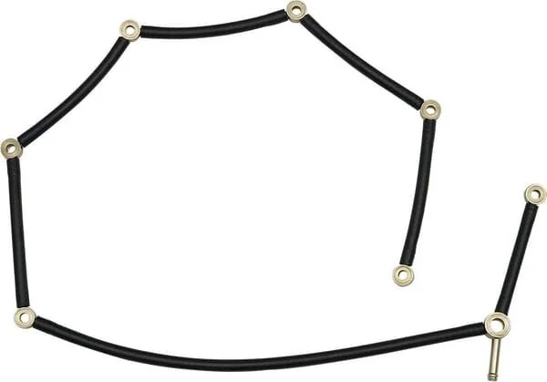 Techpom - 26900089009520 - Fuel Overflow Line For C-385 6 Cylinder