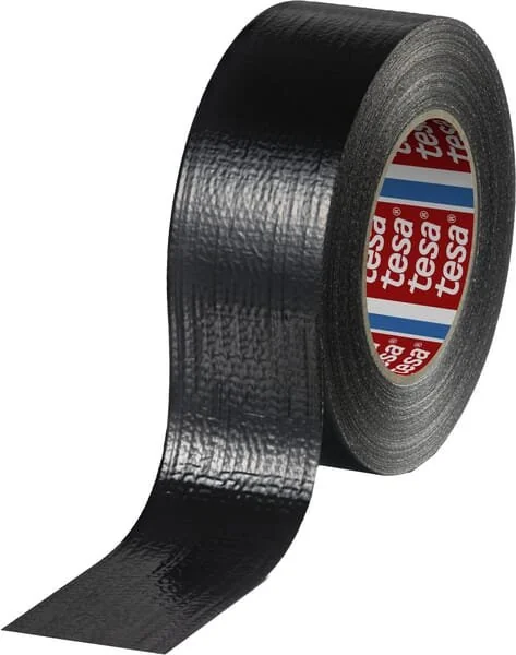 Tesa - T604620000500 - Heavy Duty PCR Ducttape 50m x 50mm Black