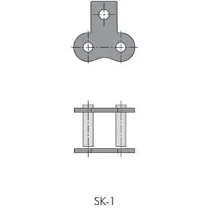 Tsubaki - RS10B1SSK1 - Connection Link With Clip SK-1