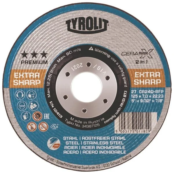 Tyrolit - 34401830 - Grinding Disc CA24Q-BFP