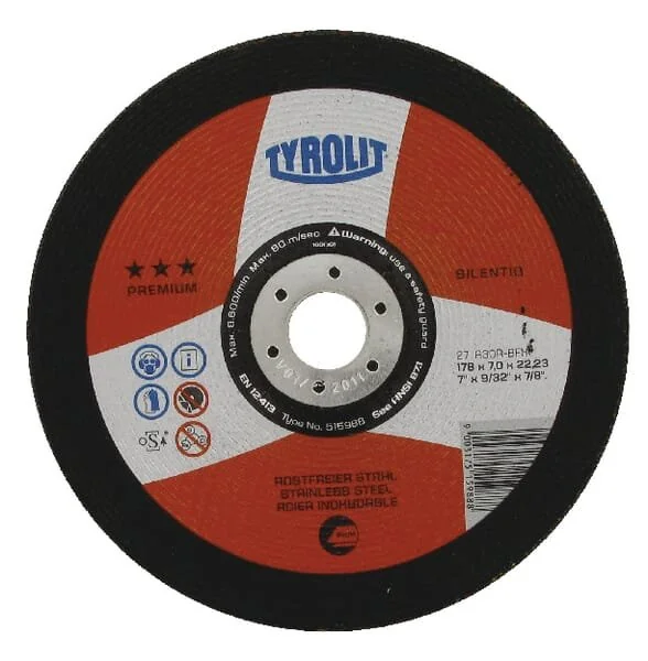 Tyrolit - 515988 - Cutting Disc Silentio 178x7