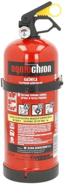 Unbranded - 1332100012 - Fire Extinguisher 2kg 55a 233b C Powder