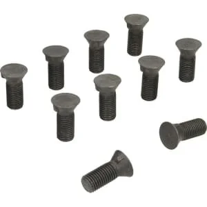 Unbranded - 20501N - Plough Bolt And Nut, 1 Nib DIN604 Cl. 8.8