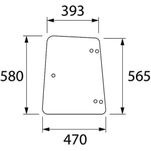 Unbranded - 247811040010N - Side Window