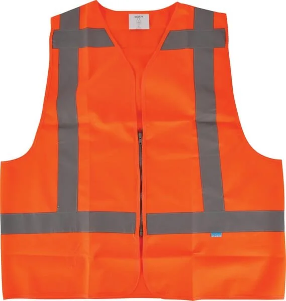 Unbranded - 26023707 - Hi-Vis Vest, 2XL, Orange, Sioen