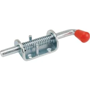 Unbranded - 837001 - Spring-Loaded Bolt, Zinc 12mm