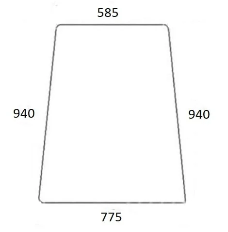 Unbranded - 85801626N - Door Glass