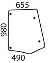 Unbranded - 85801628N - Rear Side Window