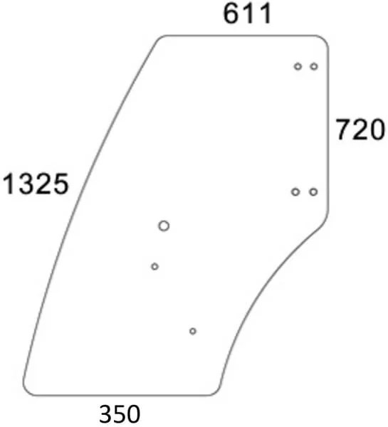 Unbranded - F329810030150N - Door Glass