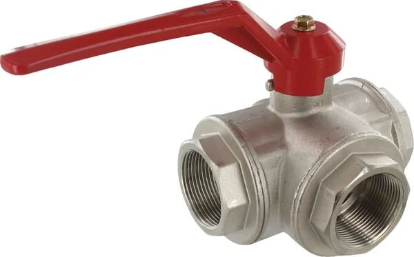 Unbranded - KS3112L - Ball valve 3 way L 11/2" bi/bi - 8017685000722