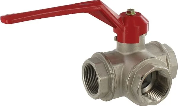 Unbranded - KS3114T - 3-way ball valve T 1-1/4" bi/bi - 8017685000630