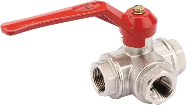 Unbranded - KS334T - 3-way ball valve T 3/4" bi/bi - 8017685000616