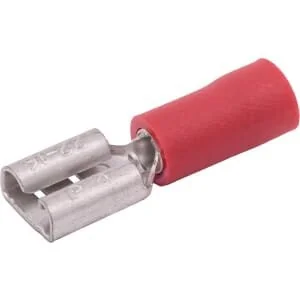 Unbranded - LA9075P001 - Terminal Blade Female, Red, 0.5-1mm²