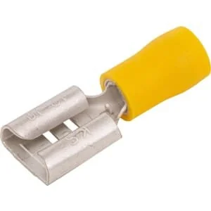 Unbranded - LA9245P001 - Terminal Blade Female, Yellow, 4-6mm²