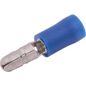Unbranded - LA9325P001 - Bullet Connector Male, Blue, 1.5-2.5mm² 4mm