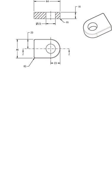 Unbranded - TO8253D - Gate Eye 7/8 Diameter