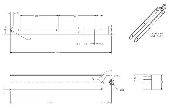 Unbranded - TO8325 - Gate Bolt Set