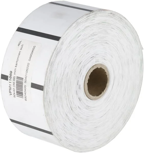 Unbranded - VPM111669 - 50x40 (39.68) mm Cardboard Shelf Label For ZEBRA ZD421T