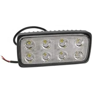 Vapormatic - VLC6115 - Work Light LED, 3W, 2560lm, Rectangular, 12/24V, Transparent, 90x150mm, 8 LEDs