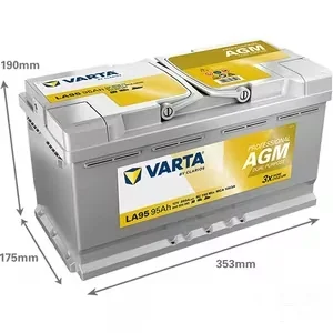 Varta - 840095085 - Battery 850A LA95 Professional Dual Purpose AGM