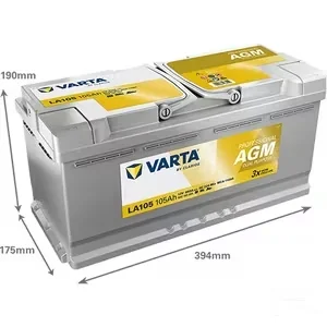 Varta - 840105095 - Battery 950A LA105 Professional Dual Purpose AGM
