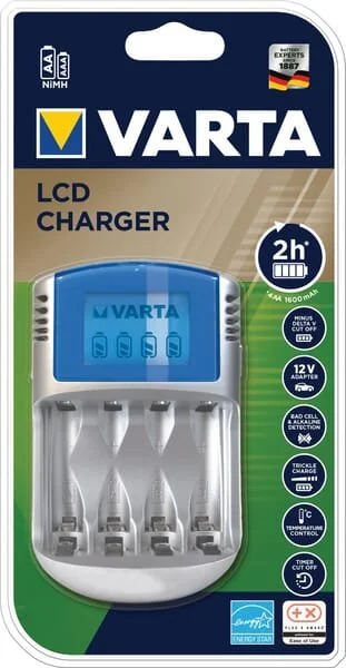 VARTA Consumer Batteries - 57070 - Battery Charger LCD Charger