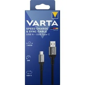 VARTA Consumer Batteries - 57935 - Cable USB A To Type C