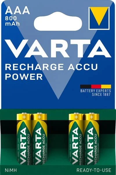 VARTA Consumer Batteries - VT56703 - Batteries 4x AAA 800 mAh