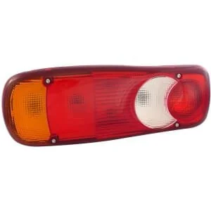 Vignal - 152180 - Rear Light Rectangular, 12/, White/Red/Amber, Bolt On, AMP 7-Pin